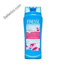Finesse Restore + Strengthen Moisturizing  Shine Enhancing 2 in 1 Shampoo Plus Conditioner with Camellia Oil (384ml)